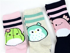 Name It peyote melange Squishmallows strømper (3-pak)